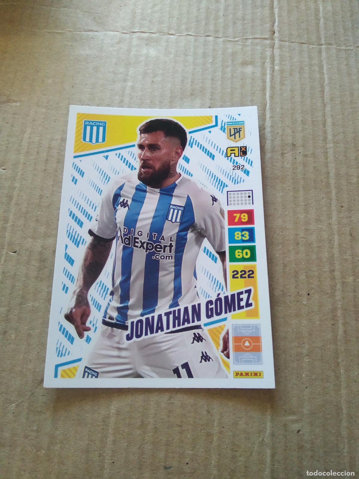 Fu&szlig;ball-Sticker: 292 JONATHAN GOMEZ RACING CROMO FUTBOL PANINI ARGENTINO 2023 LIGA ARGENTINA ADRENALYN