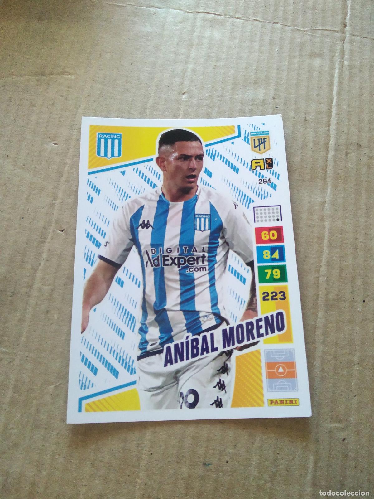 Fu&szlig;ball-Sticker: 294 ANIBAL MORENO RACING CROMO FUTBOL PANINI ARGENTINO 2023 LIGA ARGENTINA ADRENALYN