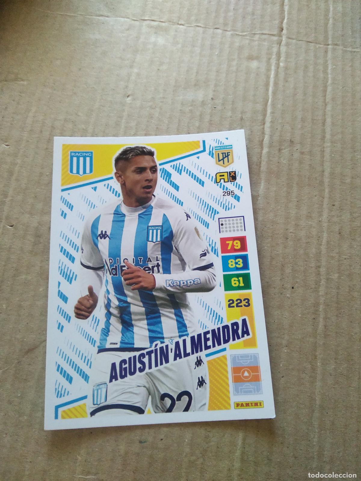Fu&szlig;ball-Sticker: 295 AGUSTIN ALMENDRA RACING CROMO FUTBOL PANINI ARGENTINO 2023 LIGA ARGENTINA ADRENALYN