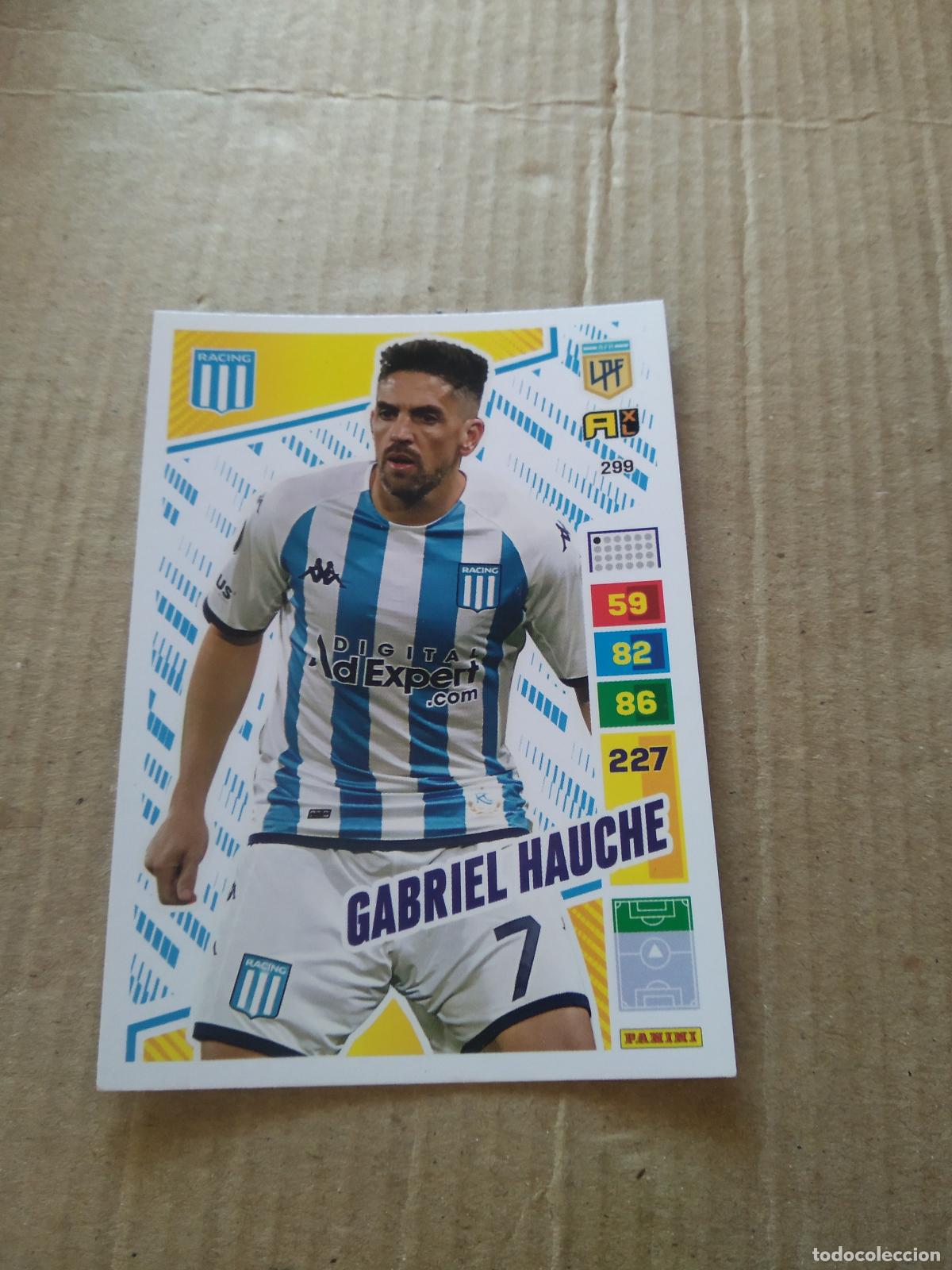 Fu&szlig;ball-Sticker: 299 GABRIEL HAUCHE RACING CROMO FUTBOL PANINI ARGENTINO 2023 LIGA ARGENTINA ADRENALYN