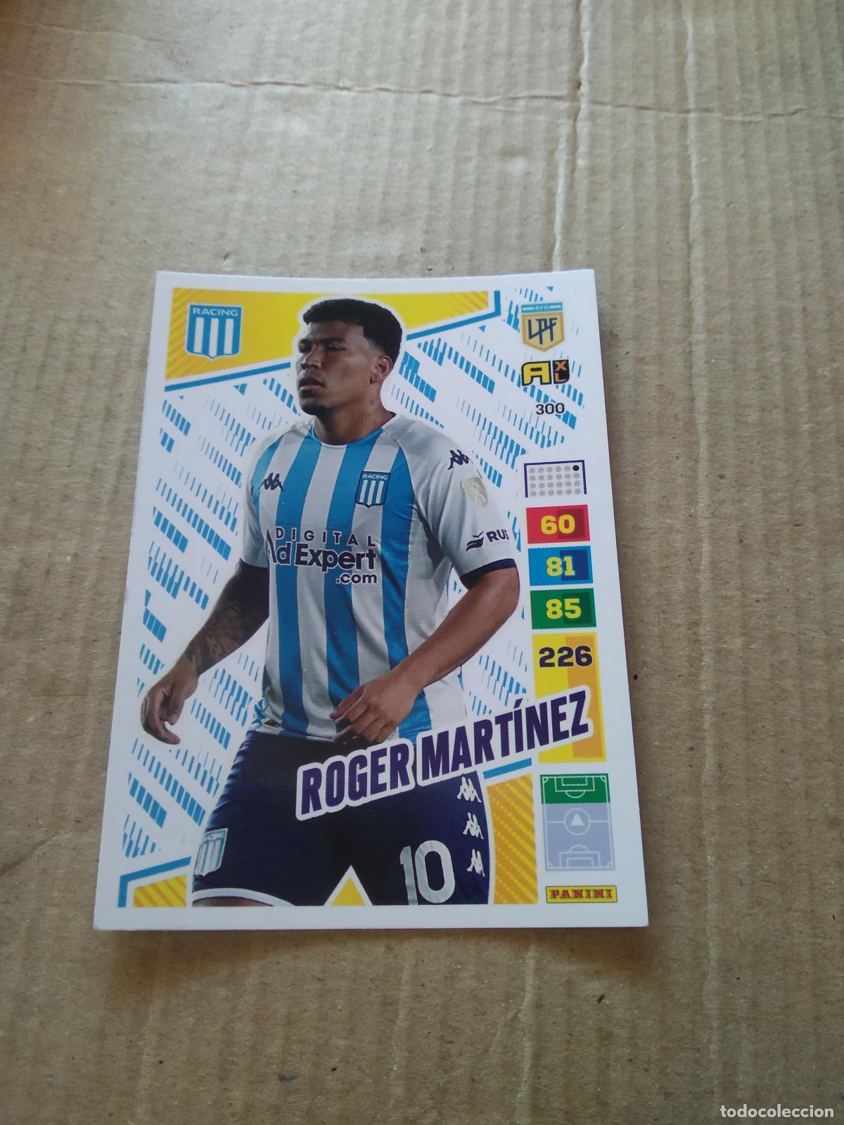Fu&szlig;ball-Sticker: 300 ROGER MARTINEZ RACING CROMO FUTBOL PANINI ARGENTINO 2023 LIGA ARGENTINA ADRENALYN