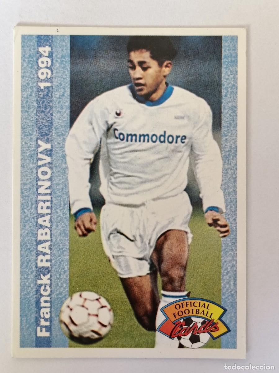 Fu&szlig;ball-Sticker: #110 FRANCK RABARINOVY (AUXERRE) FOOTBALL CARD 1993/1994 PANINI