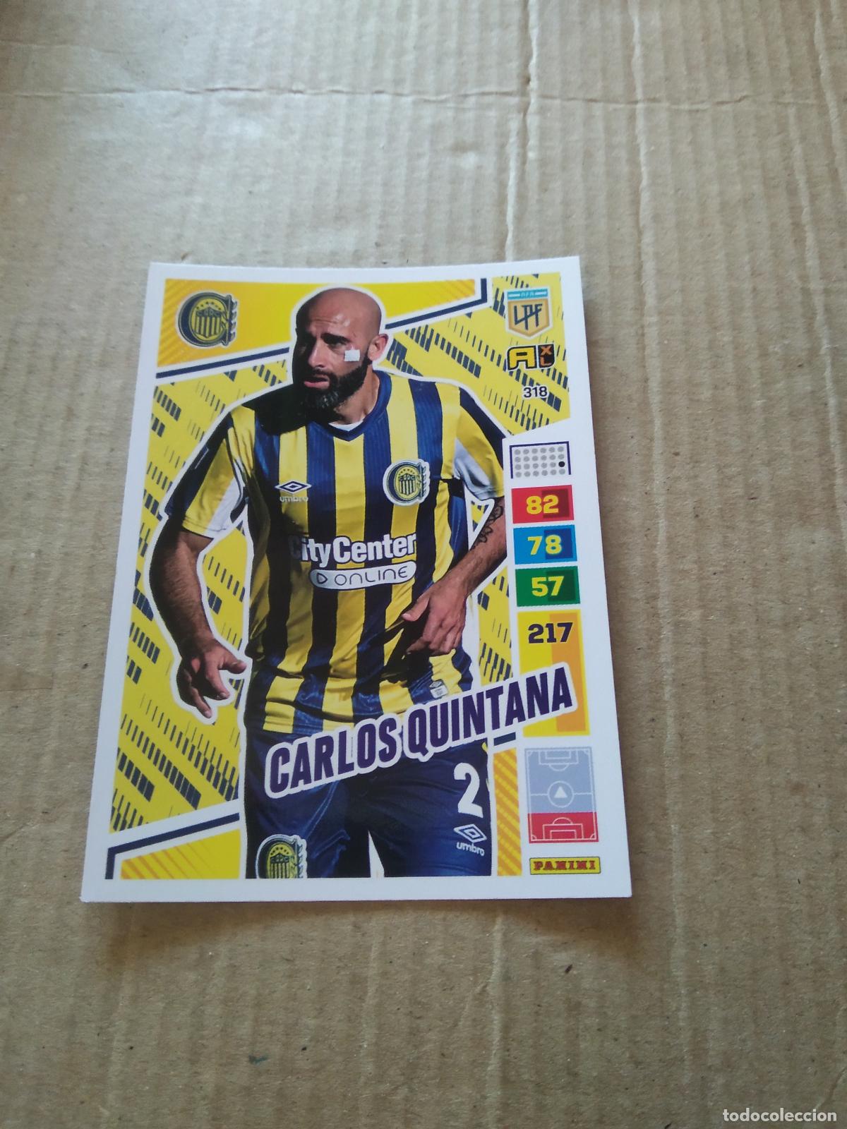 Fu&szlig;ball-Sticker: 318 CARLOS QUINTANA ROSARIO CENTRAL CROMO FUTBOL PANINI ARGENTINO 2023 LIGA ARGENTINA ADRENALYN