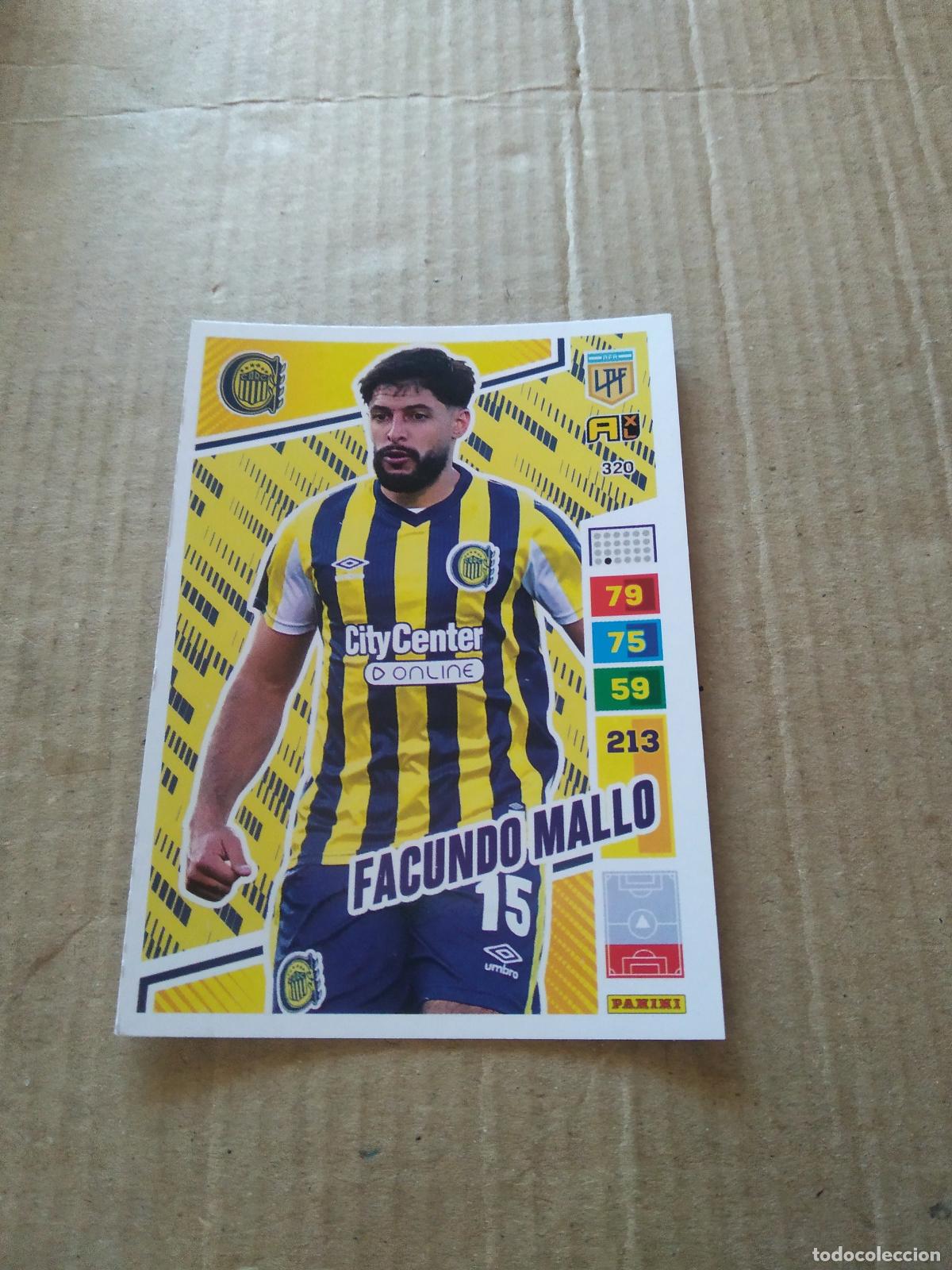 Fu&szlig;ball-Sticker: 320 FACUNDO MALLO ROSARIO CENTRAL CROMO FUTBOL PANINI ARGENTINO 2023 LIGA ARGENTINA ADRENALYN