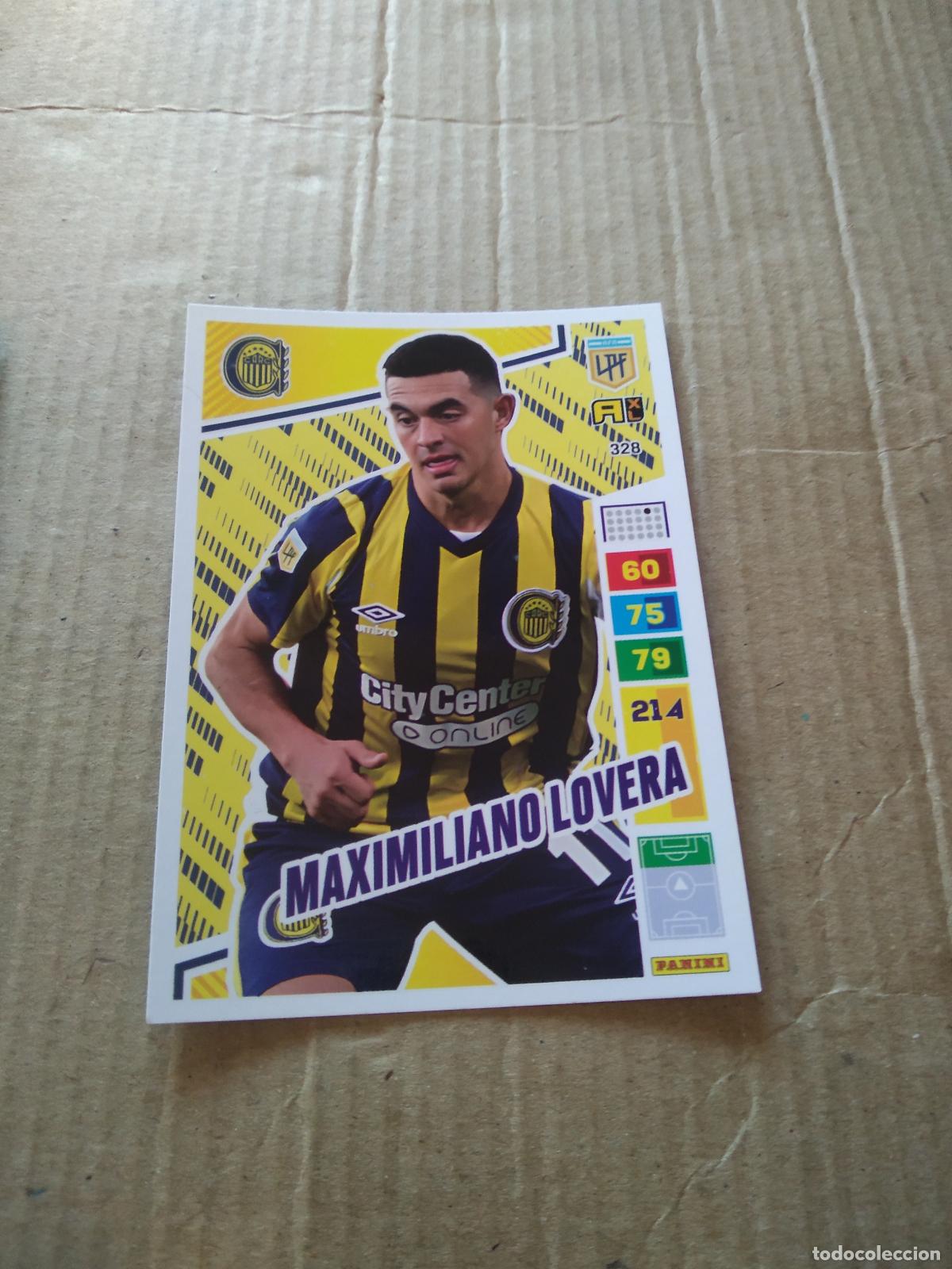 Cromos de F&uacute;tbol: 328 MAXIMILIANO LOVERA ROSARIO CENTRAL CROMO FUTBOL PANINI ARGENTINO 2023 LIGA ARGENTINA ADRENALYN