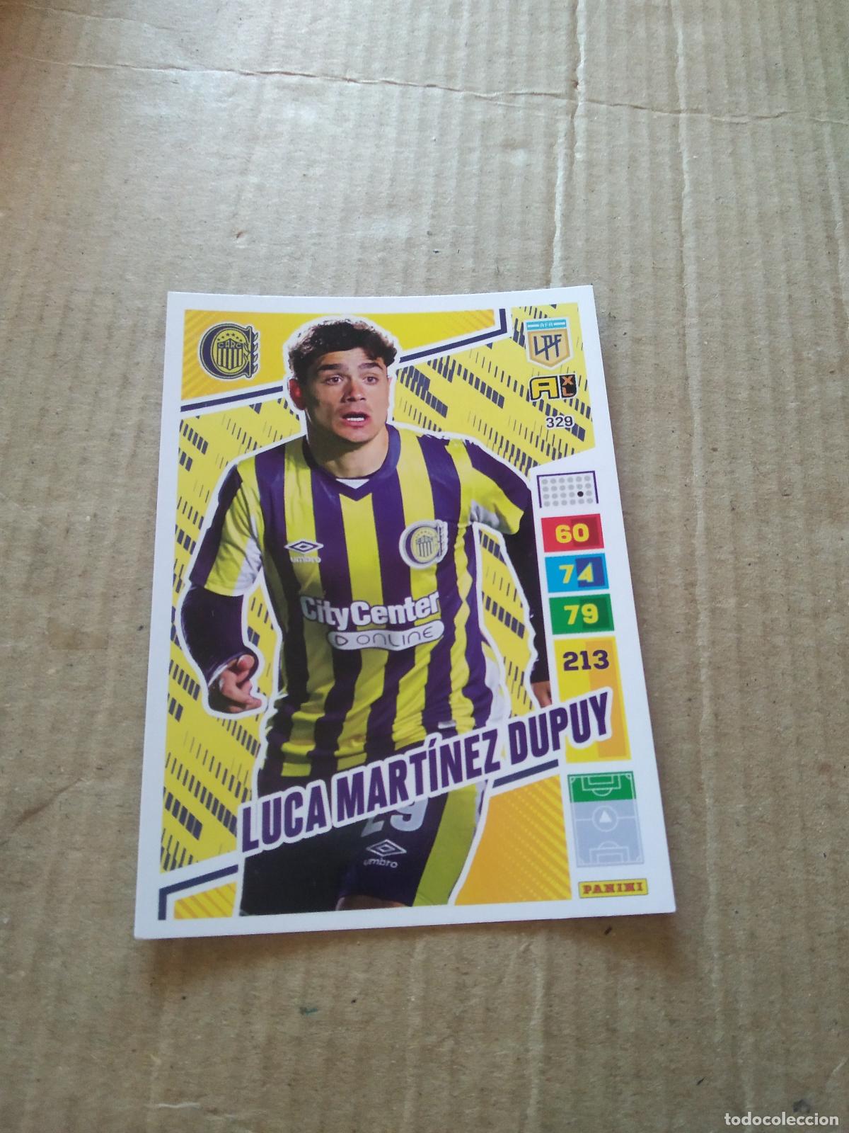 Cromos de F&uacute;tbol: 329 LUCA MARTINEZ DUPUY ROSARIO CENTRAL CROMO FUTBOL PANINI ARGENTINO 2023 LIGA ARGENTINA ADRENALYN
