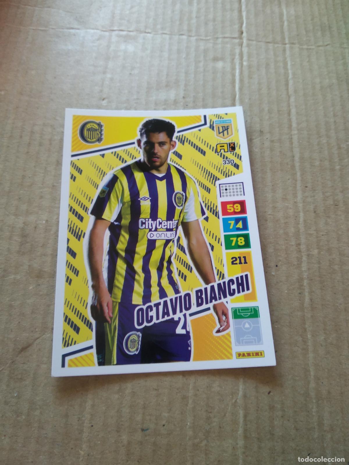 Cromos de F&uacute;tbol: 330 OCTAVIO BIANCHI ROSARIO CENTRAL CROMO FUTBOL PANINI ARGENTINO 2023 LIGA ARGENTINA ADRENALYN