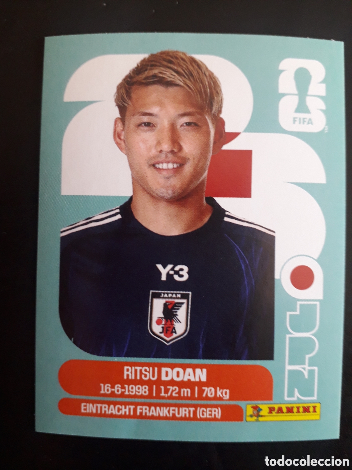 Cromos de F&uacute;tbol: DOAN JAP&Oacute;N JPN 14 MUNDIAL F&Uacute;TBOL 2026 FIFA WORLD CUP PANINI SIN PEGAR PEDIDO M&Iacute;NIMO 3&euro;