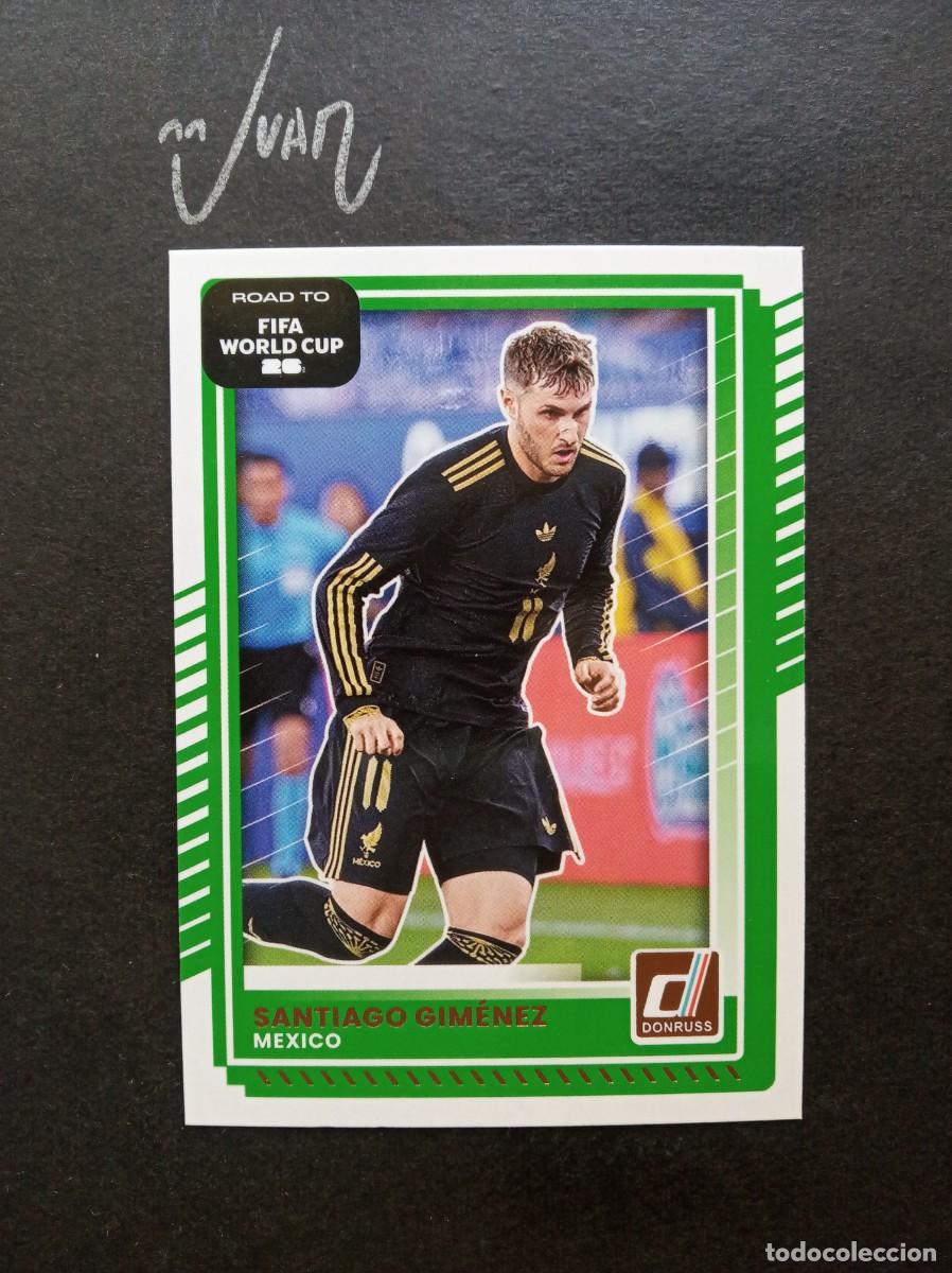 Cromos de F&uacute;tbol: N&ordm; 75 SANTIAGO GIMENEZ MEXICO AC MILAN ⚽ PANINI &reg; DONRUSS ROAD TO FIFA WORLD CUP 2026 2025 25 26