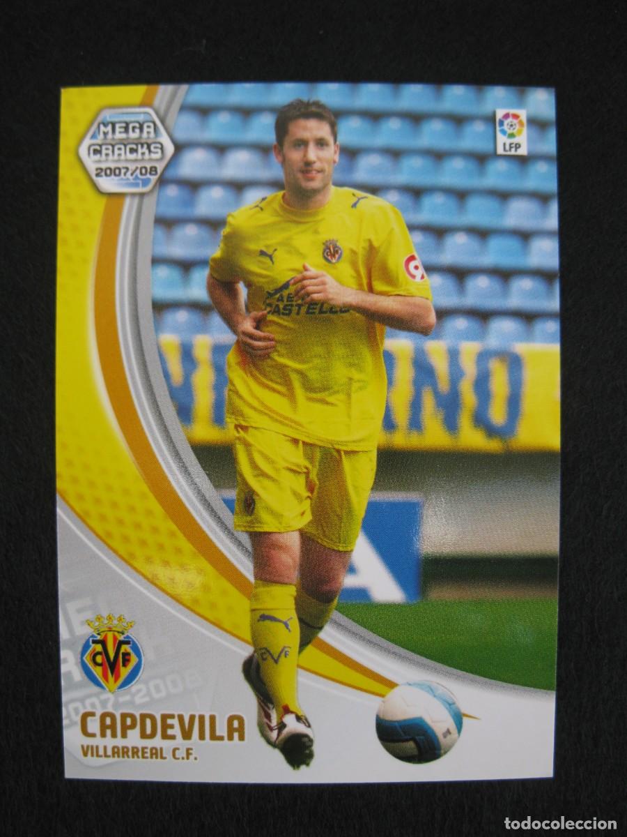 Fu&szlig;ball-Sticker: CAPDEVILA (VILLARREAL C.F.) - N&ordm; 447 - NUEVO FICHAJE - MEGACRACKS 2007-2008 - PANINI - 07-08.