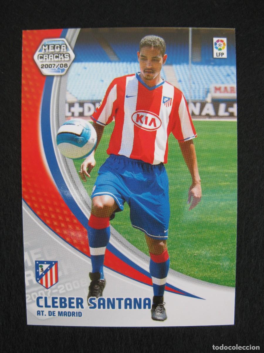 Fu&szlig;ball-Sticker: CLEBER SANTANA (ATL&Eacute;TICO DE MADRID) - N&ordm; 452 - NUEVO FICHAJE - MEGACRACKS 2007-2008 - PANINI - 07-08