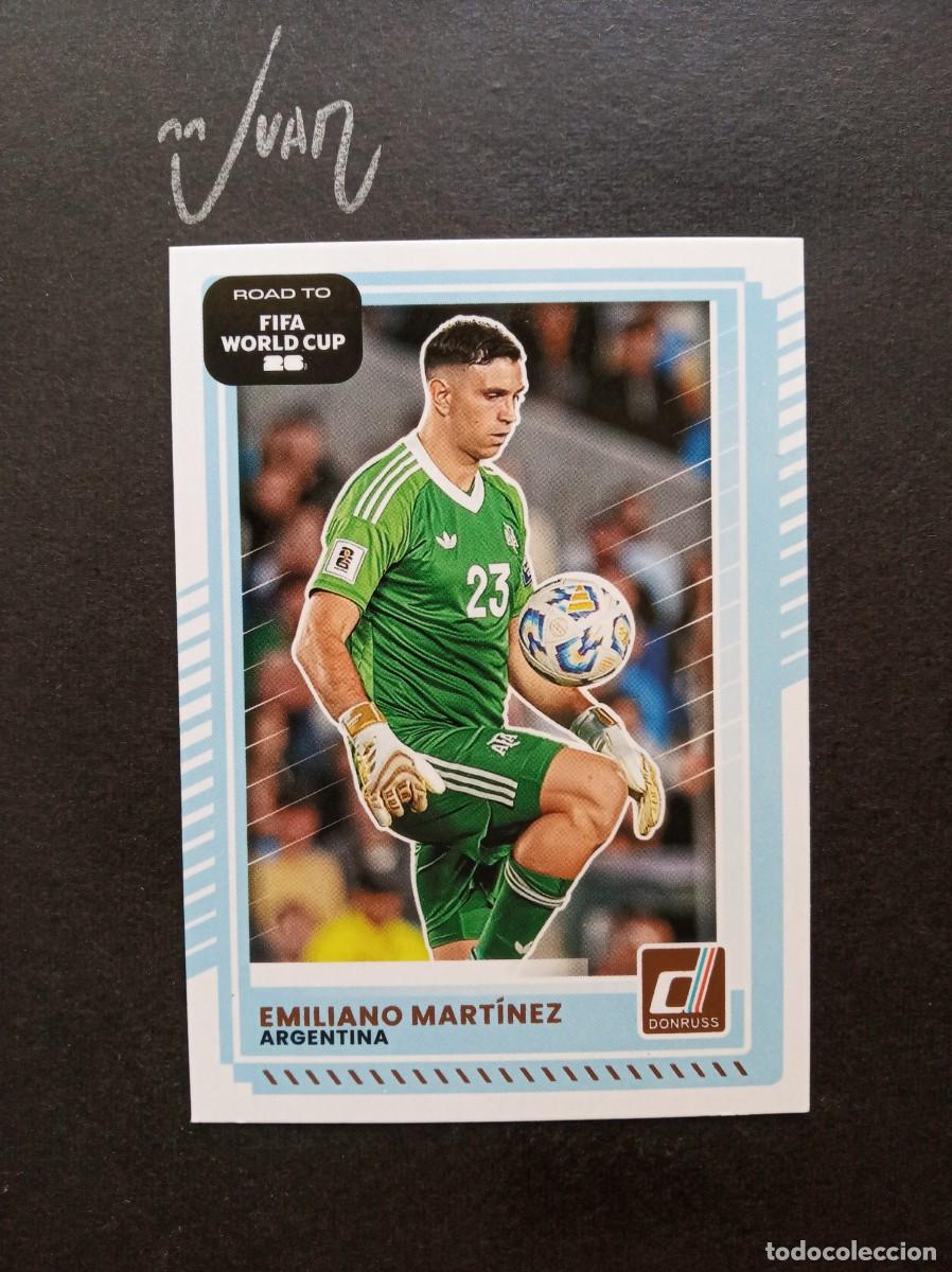 Cromos de F&uacute;tbol: 160 EMILIANO MARTINEZ ARGENTINA ASTON VILLA ⚽ PANINI&reg; DONRUSS ROAD TO FIFA WORLD CUP 2026 2025 25 26