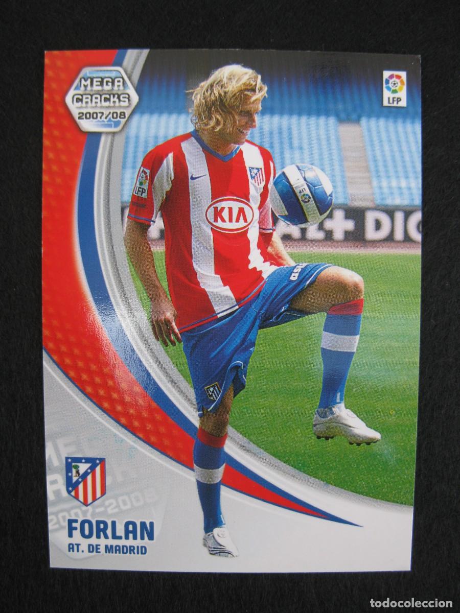 Fu&szlig;ball-Sticker: FORLAN (ATLETICO DE MADRID) - N&ordm; 454 - NUEVO FICHAJE - MEGACRACKS 2007-2008 - PANINI - 07-08.