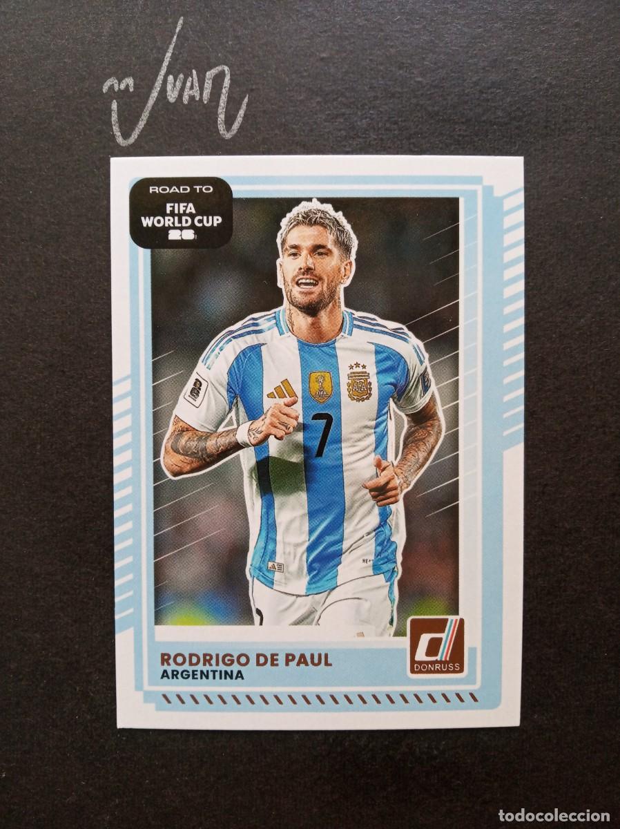 Cromos de F&uacute;tbol: N&ordm; 161 DE PAUL ARGENTINA ATLETICO MADRID ⚽ PANINI &reg; DONRUSS ROAD TO FIFA WORLD CUP 2026 2025 25 26