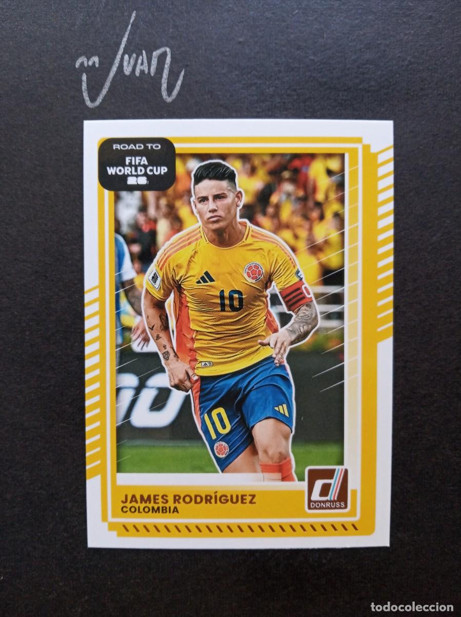 Cromos de F&uacute;tbol: N&ordm; 123 JAMES RODRIGUEZ COLOMBIA MADRID ⚽ PANINI &reg; DONRUSS ROAD TO FIFA WORLD CUP 2026 2025 25 26