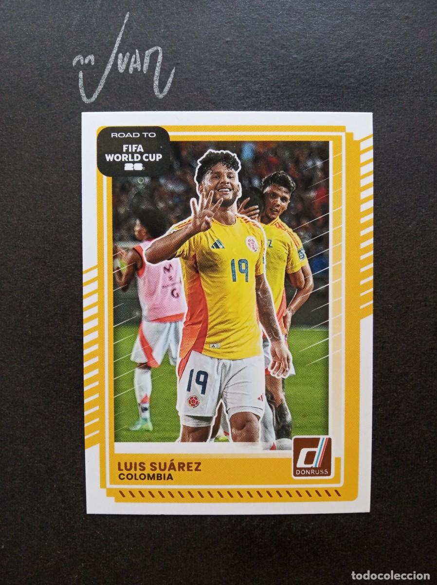 Cromos de F&uacute;tbol: N&ordm; 122 LUIS SUAREZ COLOMBIA ALMERIA ⚽ PANINI &reg; DONRUSS ROAD TO FIFA WORLD CUP 2026 2025 25 26
