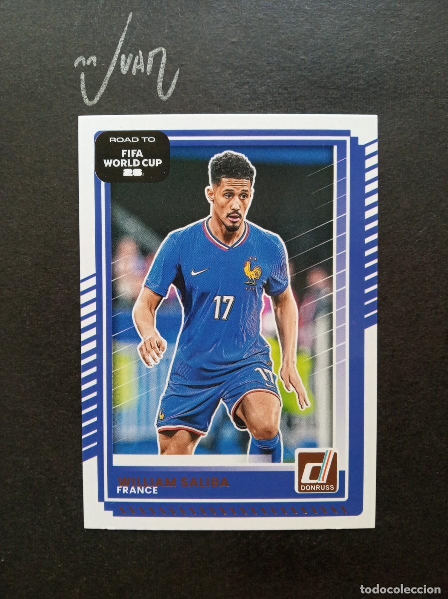 Cromos de F&uacute;tbol: 142 WILLIAM SALIBA FRANCIA ARSENAL ⚽ PANINI &reg; DONRUSS ROAD TO FIFA WORLD CUP 2026 2025 25 26