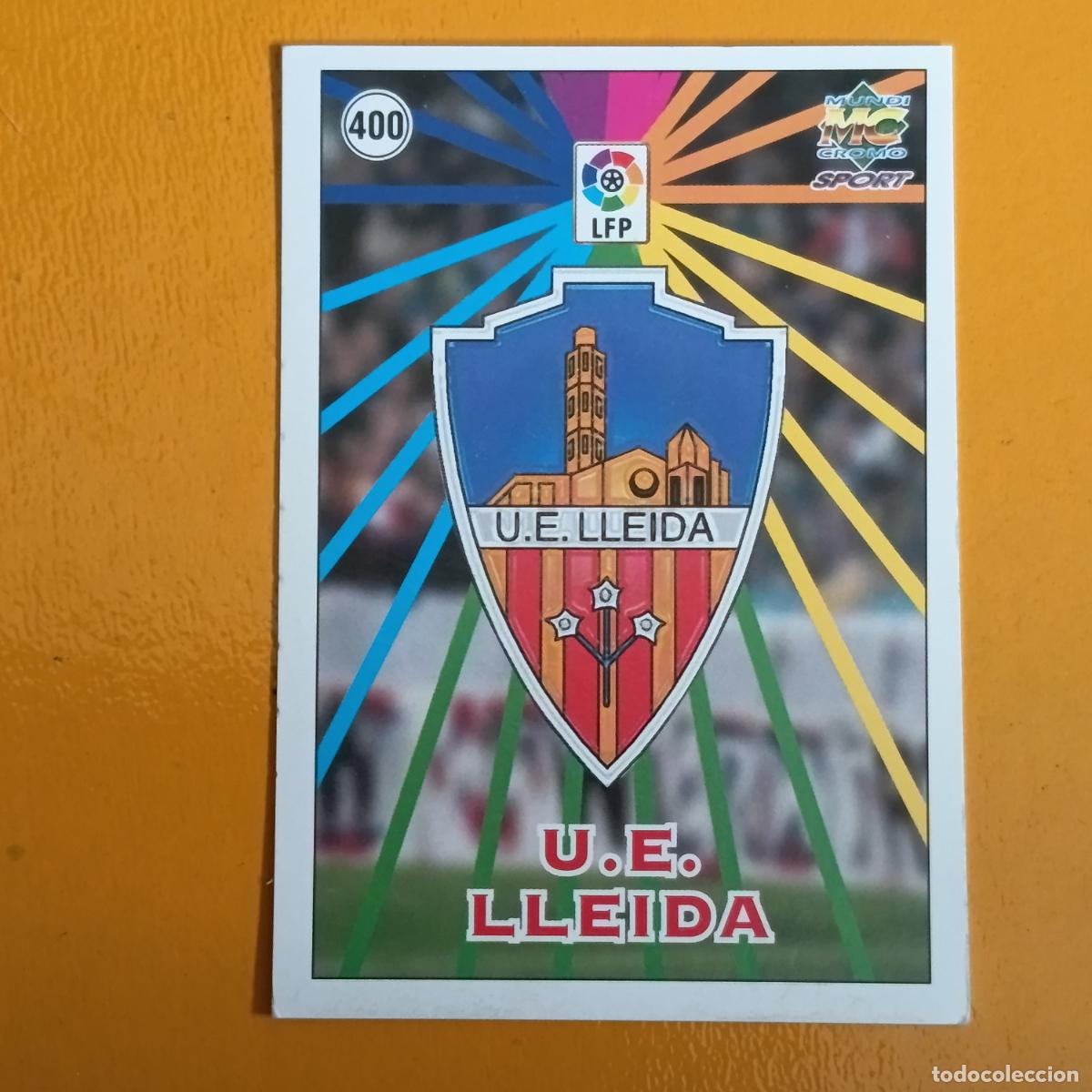 Football Stickers: 400 ESCUDO/PLANTILLA. U.E. LLEIDA. LAS FICHAS DE LA LIGA 98-99. MUNDICROMO