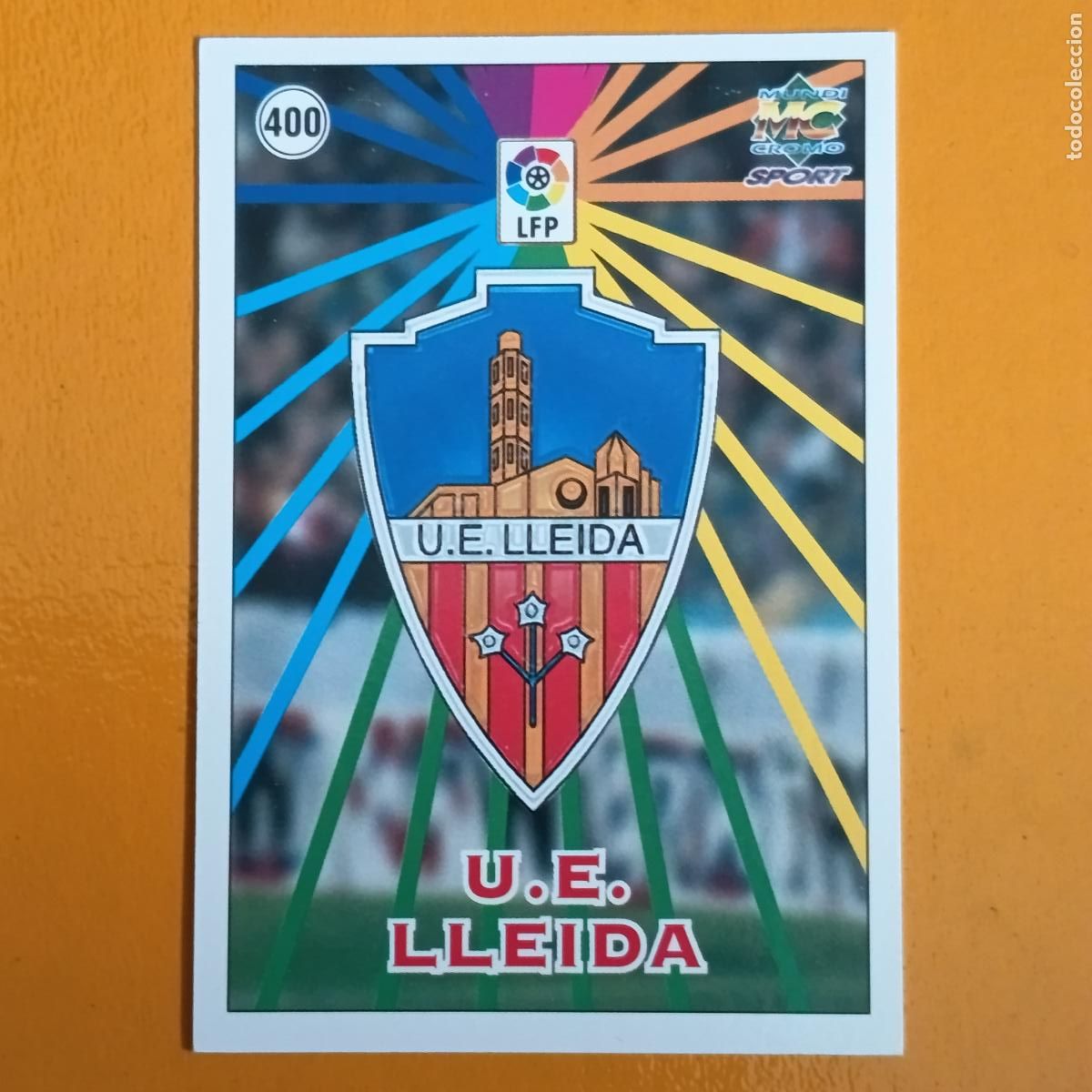 Football Stickers: 400 ESCUDO/PLANTILLA. U.E. LLEIDA. LAS FICHAS DE LA LIGA 98-99. MUNDICROMO