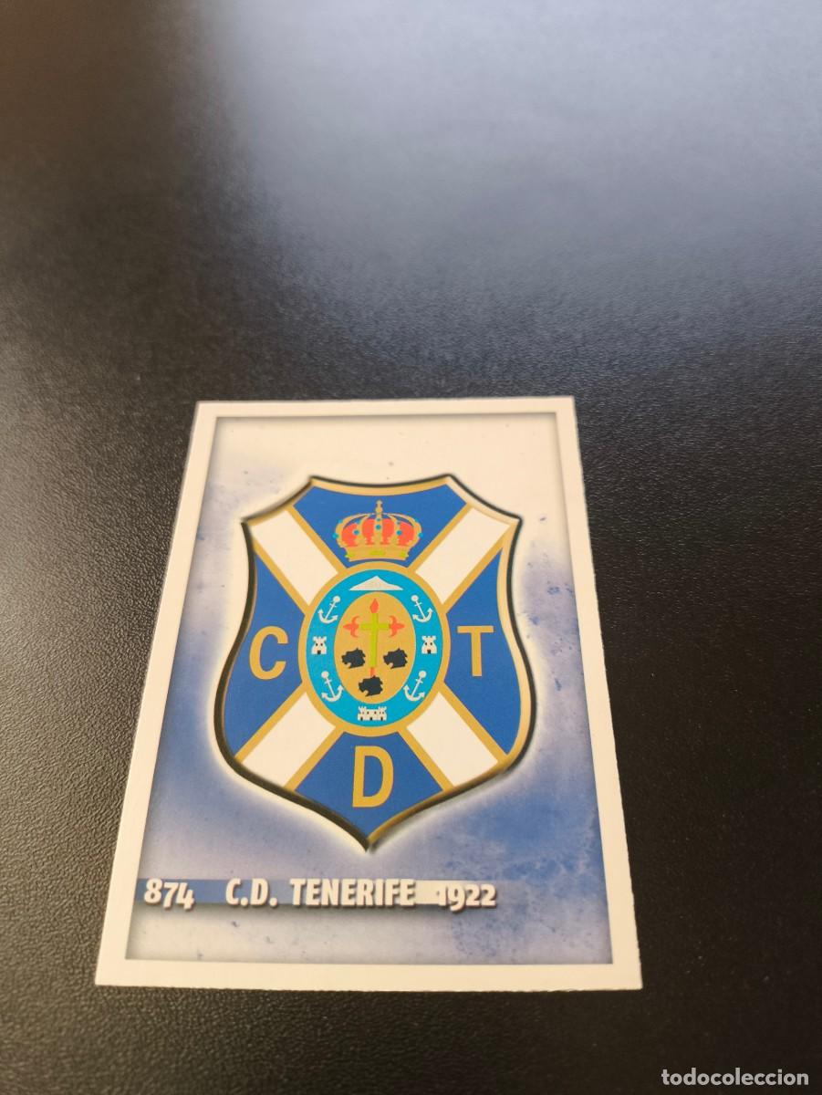 Football Stickers: 874 ESCUDO TENERIFE MUNDICROMO LIGA 2014 2015 PLATINUM NO PANINI ESTE