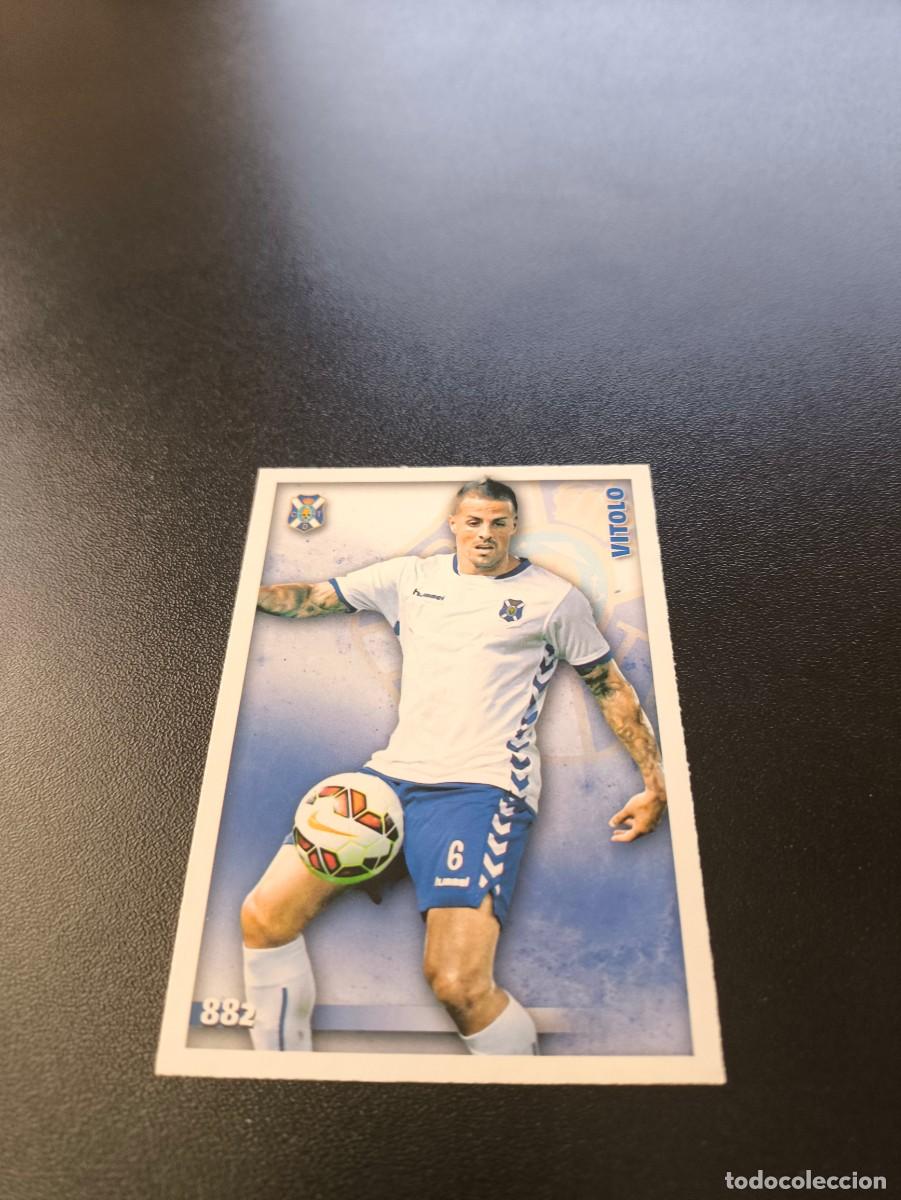 Cromos de F&uacute;tbol: 882 VITOLO TENERIFE MUNDICROMO LIGA 2014 2015 PLATINUM NO PANINI ESTE