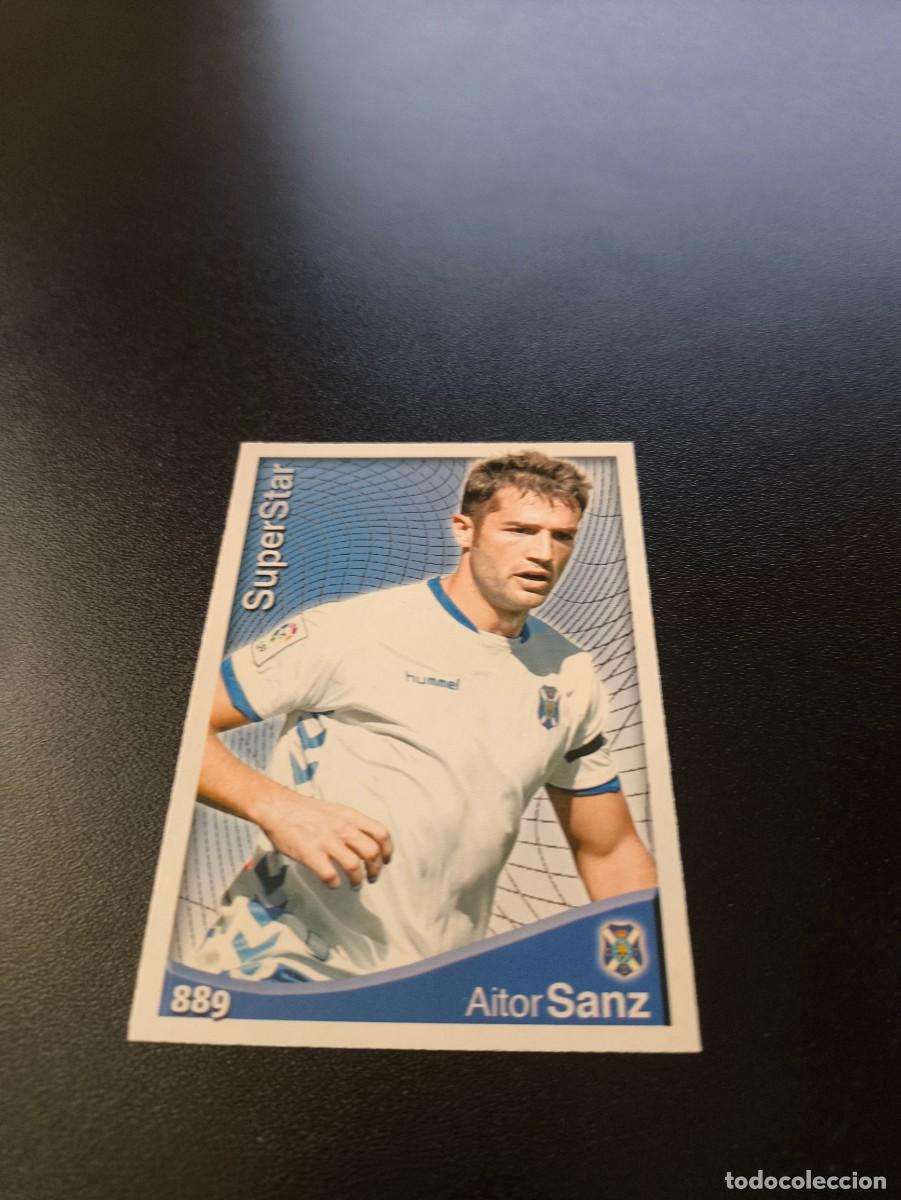 Cromos de F&uacute;tbol: 889 AITOR SANZ SUPERSTAR TENERIFE MUNDICROMO LIGA 2014 2015 PLATINUM NO PANINI ESTE