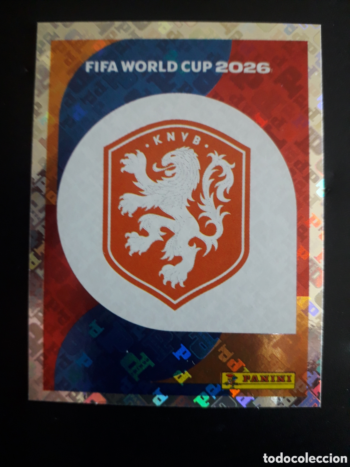 Cromos de F&uacute;tbol: ESCUDO HOLANDA/PA&Iacute;SES BAJOS NED 1 MUNDIAL F&Uacute;TBOL 2026 FIFA WORLD CUP PANINI SIN PEG PEDIDO M&Iacute;NIMO 3&euro;