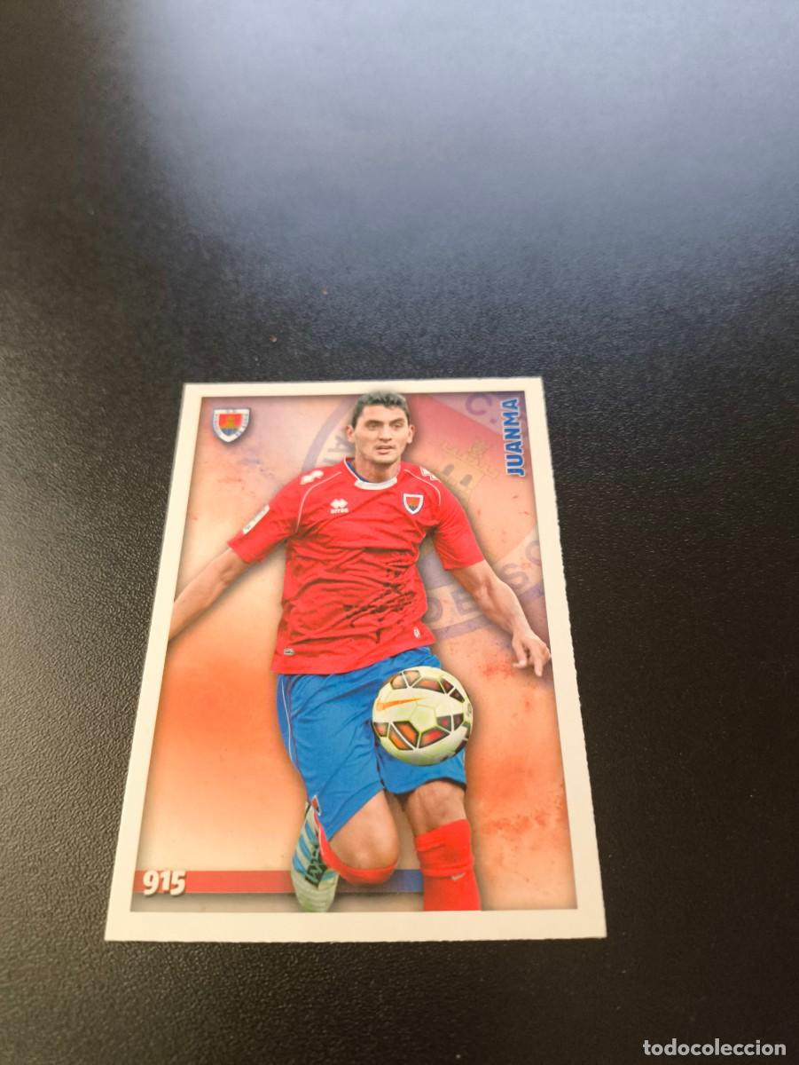 Cromos de F&uacute;tbol: 915 JUANMA NUMANCIA MUNDICROMO LIGA 2014 2015 PLATINUM NO PANINI ESTE