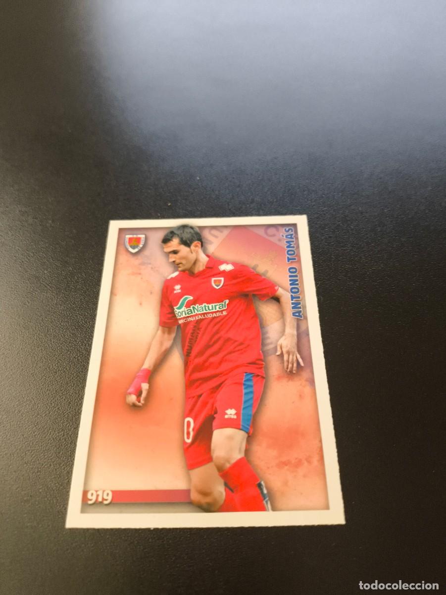 Cromos de F&uacute;tbol: 919 ANTONIO TOMAS NUMANCIA MUNDICROMO LIGA 2014 2015 PLATINUM NO PANINI ESTE