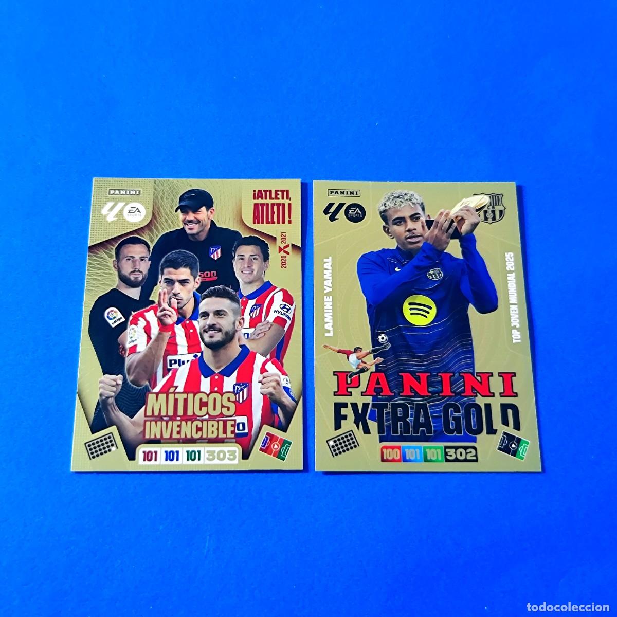 Cromos de F&uacute;tbol: Adrenalyn 2025 2026 / 25 26 Lamine Yamal Panini Extra Gold - M&iacute;ticos Invencible Atleti, Atleti