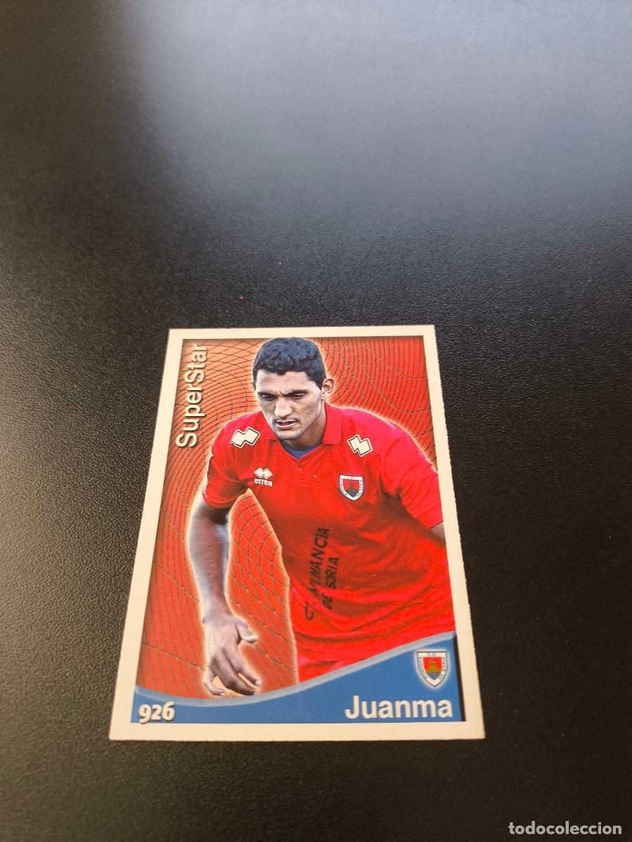 Cromos de F&uacute;tbol: 926 JUANMA SUPERSTAR NUMANCIA MUNDICROMO LIGA 2014 2015 PLATINUM NO PANINI ESTE