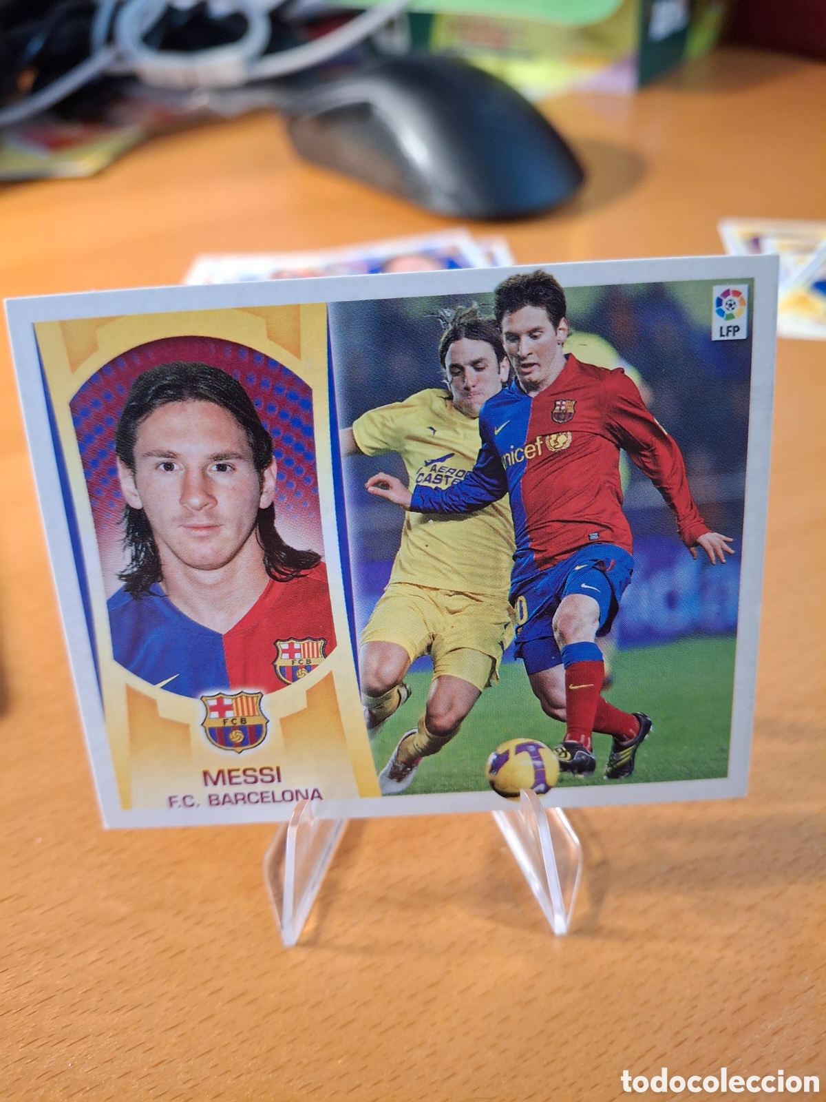 Cromos de F&uacute;tbol: Messi. Liga ESTE 2009 2010
