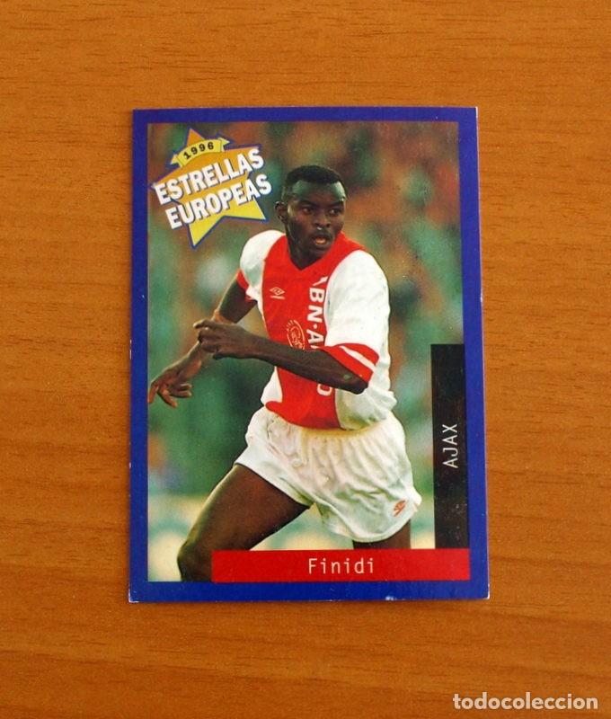 Cromos de F&uacute;tbol: Ajax - N&ordm; 12 Finidi George - Estrellas Europea Panini A&ntilde;o 1996