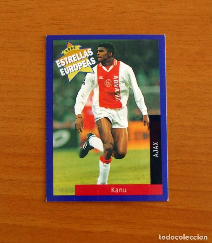 Cromos de F&uacute;tbol: Ajax - N&ordm; 13 Nwankwo Kanu - Estrellas Europea Panini A&ntilde;o 1996