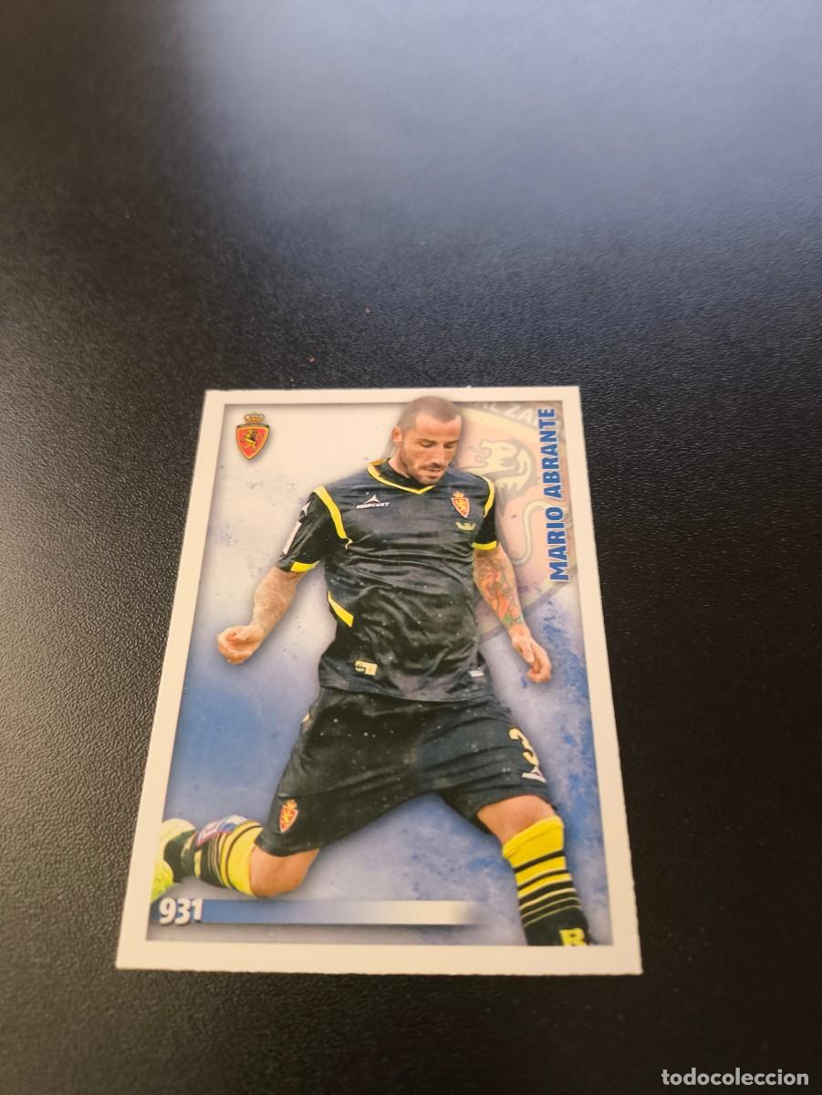 Cromos de F&uacute;tbol: 931 MARIO ABRANTE ZARAGOZA MUNDICROMO LIGA 2014 2015 PLATINUM NO PANINI ESTE