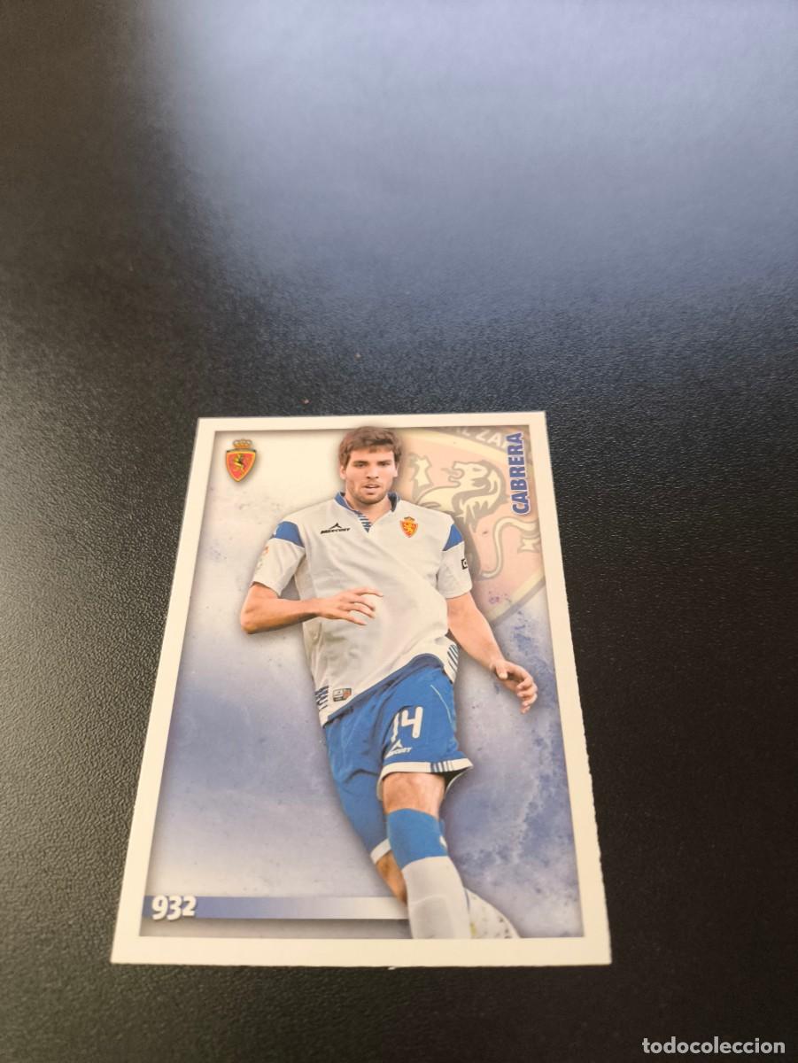 Football Stickers: 932 CABRERA ZARAGOZA MUNDICROMO LIGA 2014 2015 PLATINUM NO PANINI ESTE