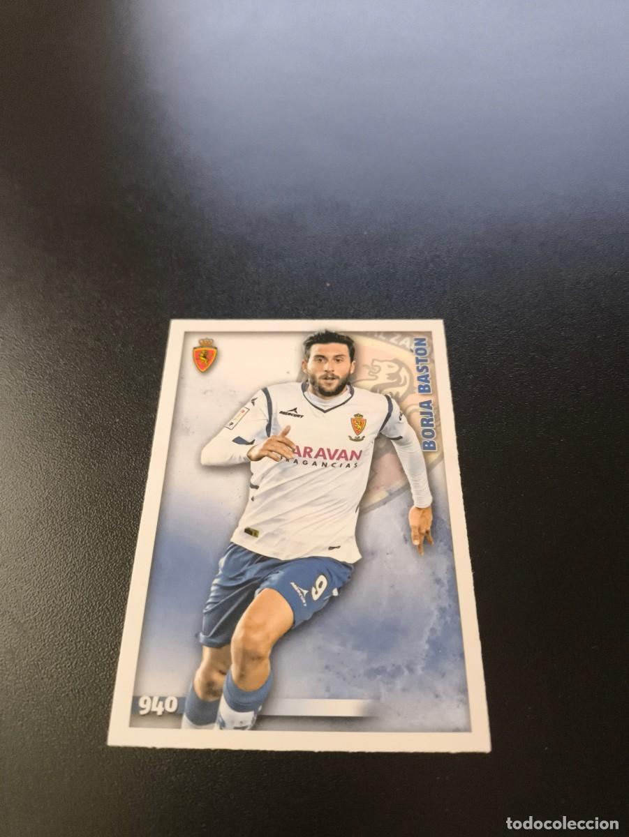 Football Stickers: 940 BORJA BASTON ZARAGOZA MUNDICROMO LIGA 2014 2015 PLATINUM NO PANINI ESTE