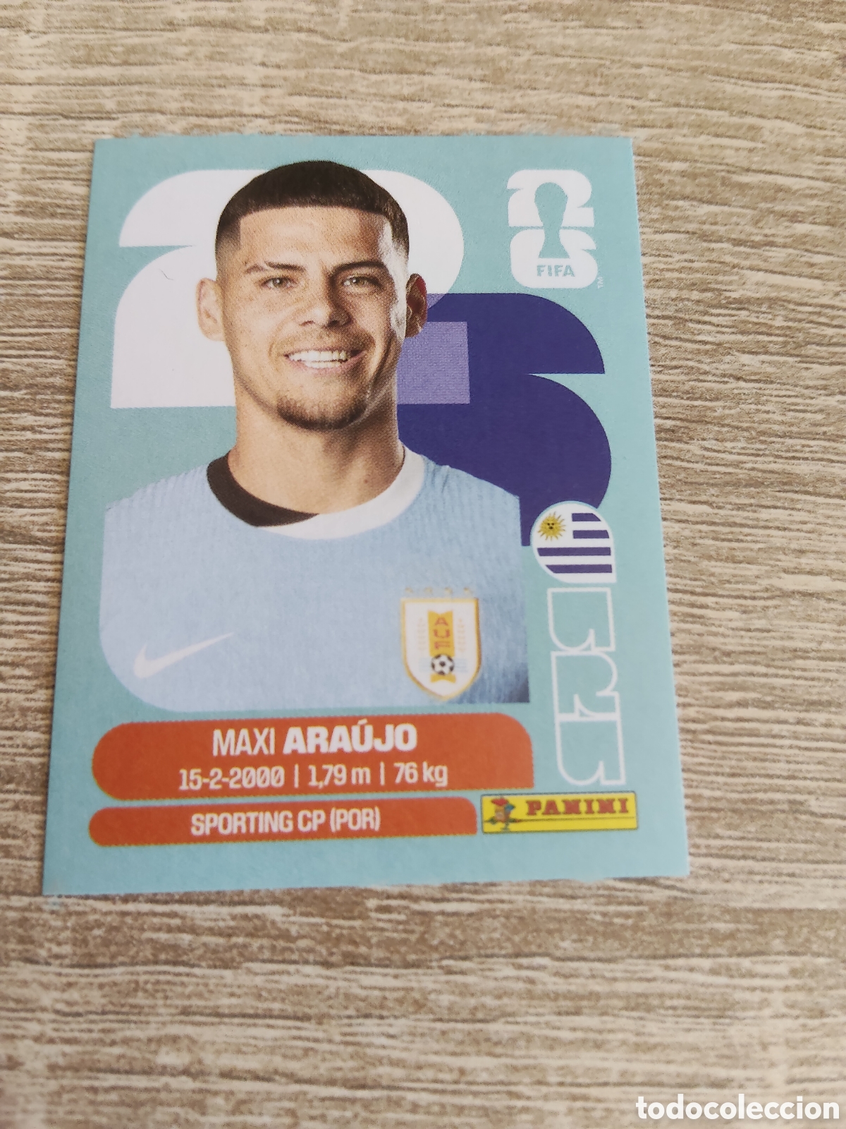 Football Stickers: Panini mundial 2026 URU 16 Maxi Araujo Uruguay
