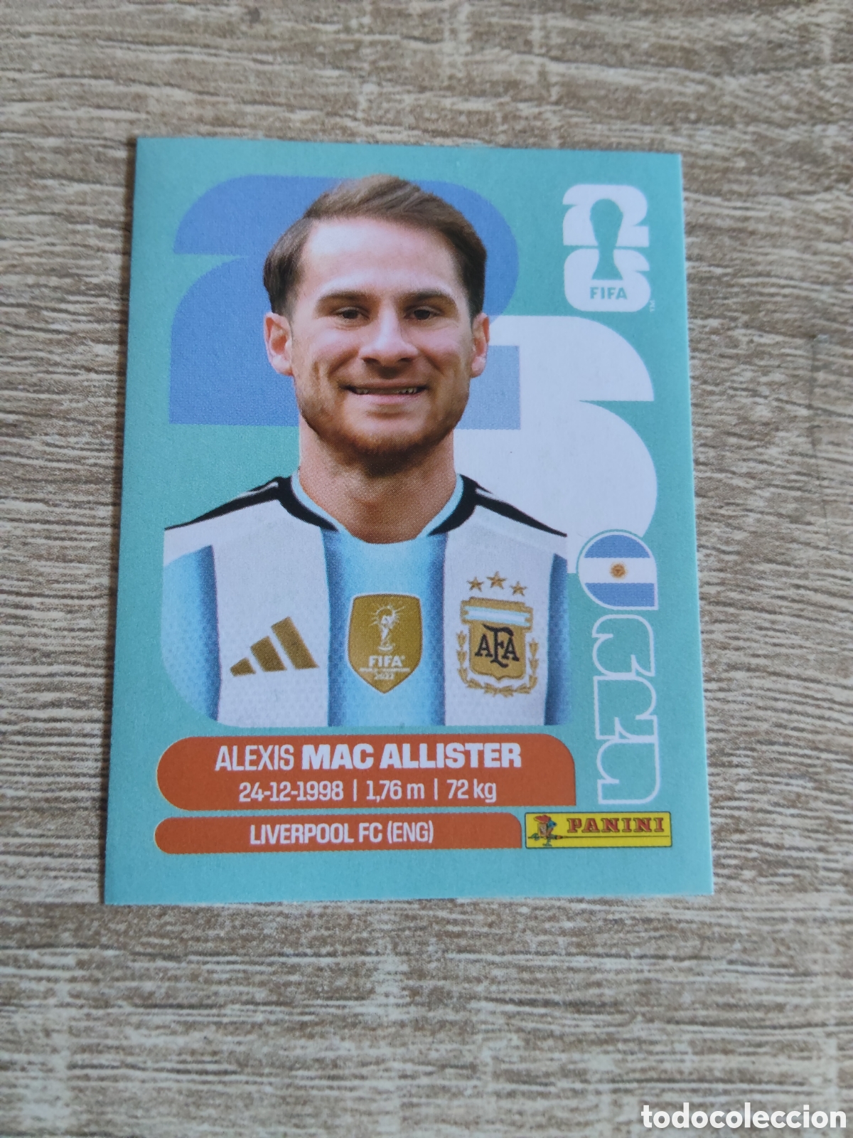 Football Stickers: Panini mundial 2026 ARG 9 Alexis Mac Allister Argentina