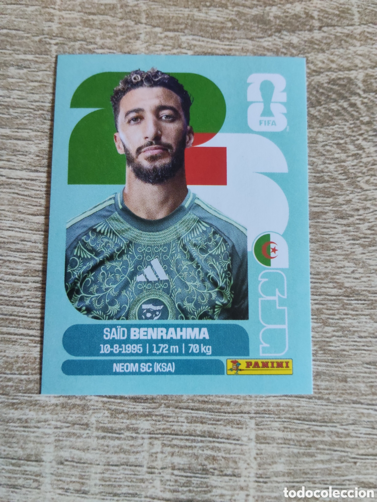 Football Stickers: Panini mundial 2026 ALG 16 Said Benrahma Argelia