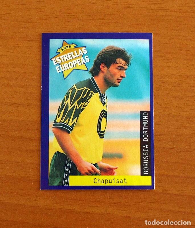 Football Stickers: Borussia Dortmund - N&ordm; 16 St&eacute;phane Chapuisat - Estrellas Europea Panini A&ntilde;o 1996