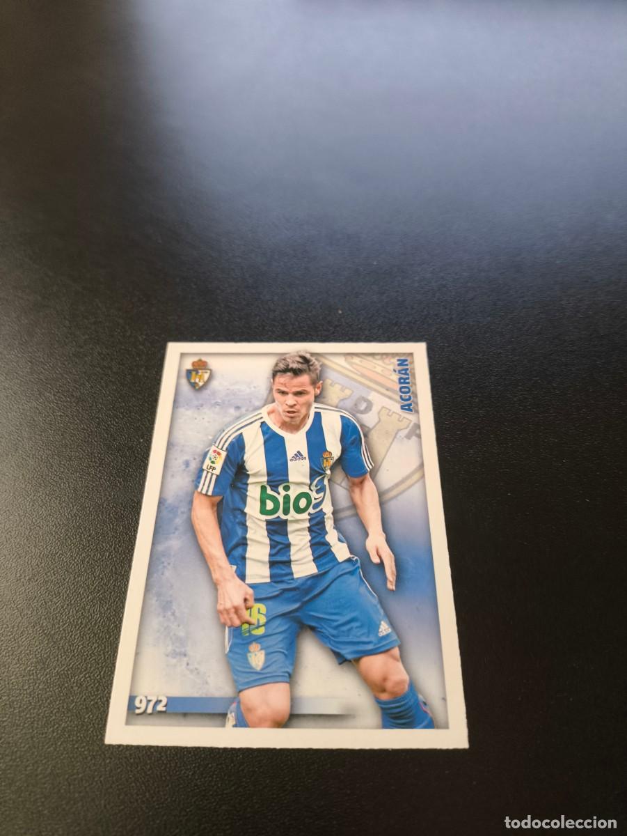 Football Stickers: 972 ACORAN PONFERRADINA MUNDICROMO LIGA 2014 2015 PLATINUM NO PANINI ESTE