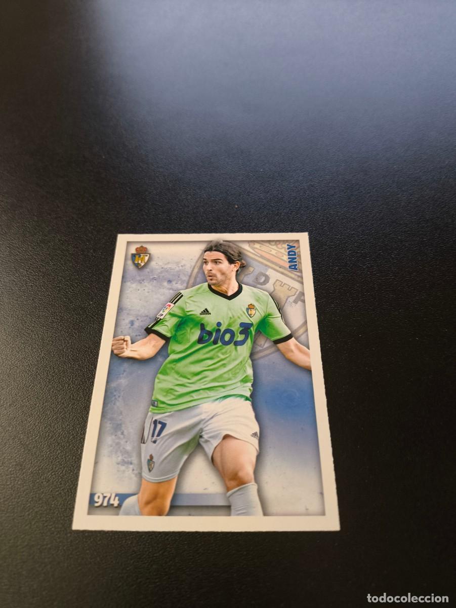 Football Stickers: 974 ANDY PONFERRADINA MUNDICROMO LIGA 2014 2015 PLATINUM NO PANINI ESTE