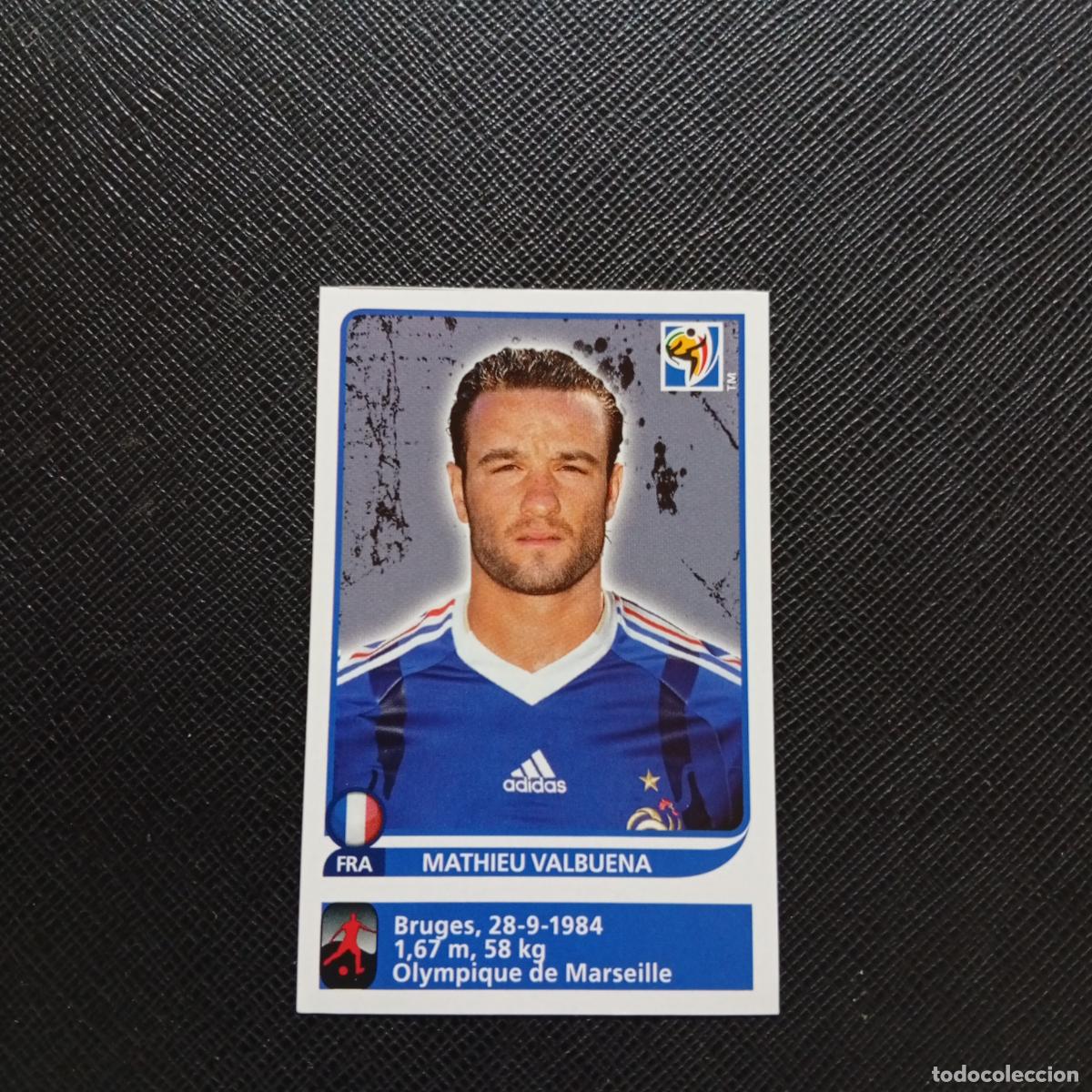 Football Stickers: 95 VALBUENA FRANCIA PANINI EXTRA 2010 SOUTH AFRICA MUNDIAL FUTBOL 10 - SIN PEGAR - A110 PG1