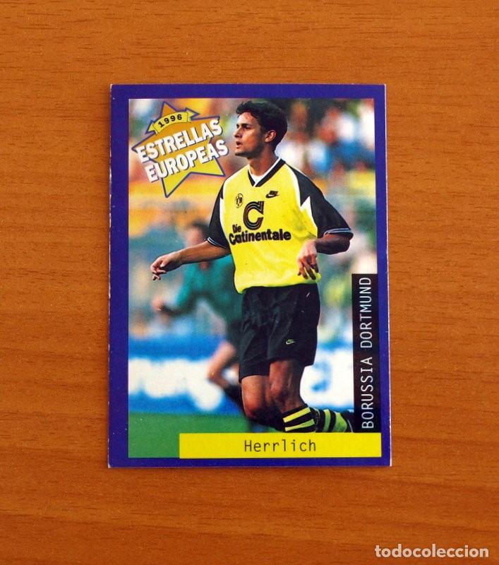 Football Stickers: Borussia Dortmund - N&ordm; 17 Heiko Herrlich - Estrellas Europea Panini A&ntilde;o 1996