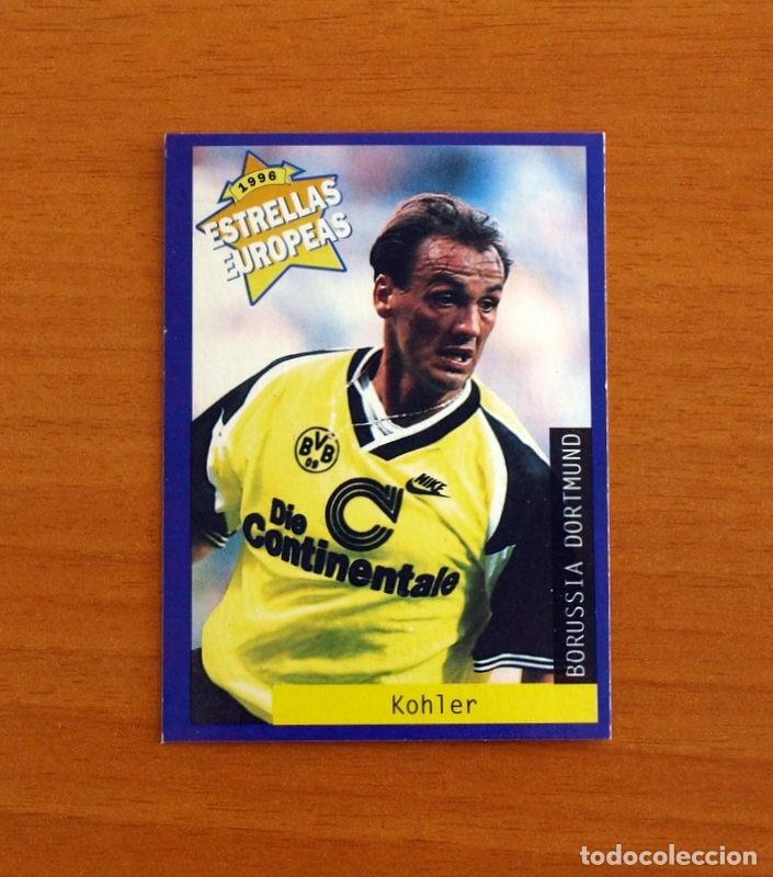 Football Stickers: Borussia Dortmund - N&ordm; 19 Jurgen Kohler - Estrellas Europea Panini A&ntilde;o 1996