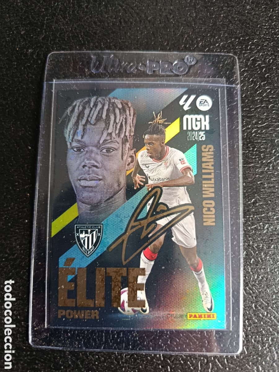 Football Stickers: MEGACRACKS MGK 2024 2025 24 25 PANINI N&ordm; P11 P 11 NICO WILLIAMS ATHLETIC BILBAO ELITE POWER