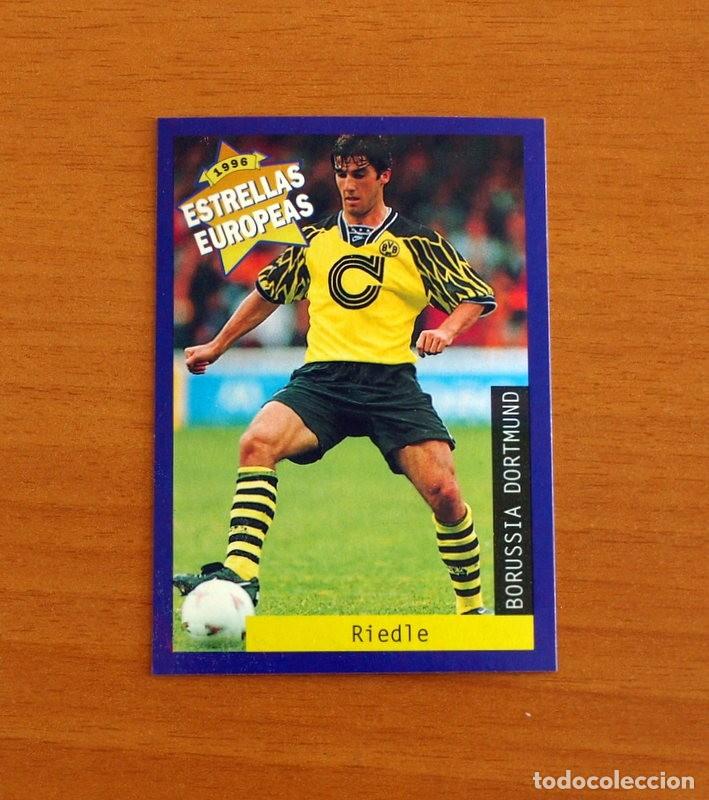 Football Stickers: Borussia Dortmund - N&ordm; 21 Karlheinz Riedle - Estrellas Europea Panini A&ntilde;o 1996