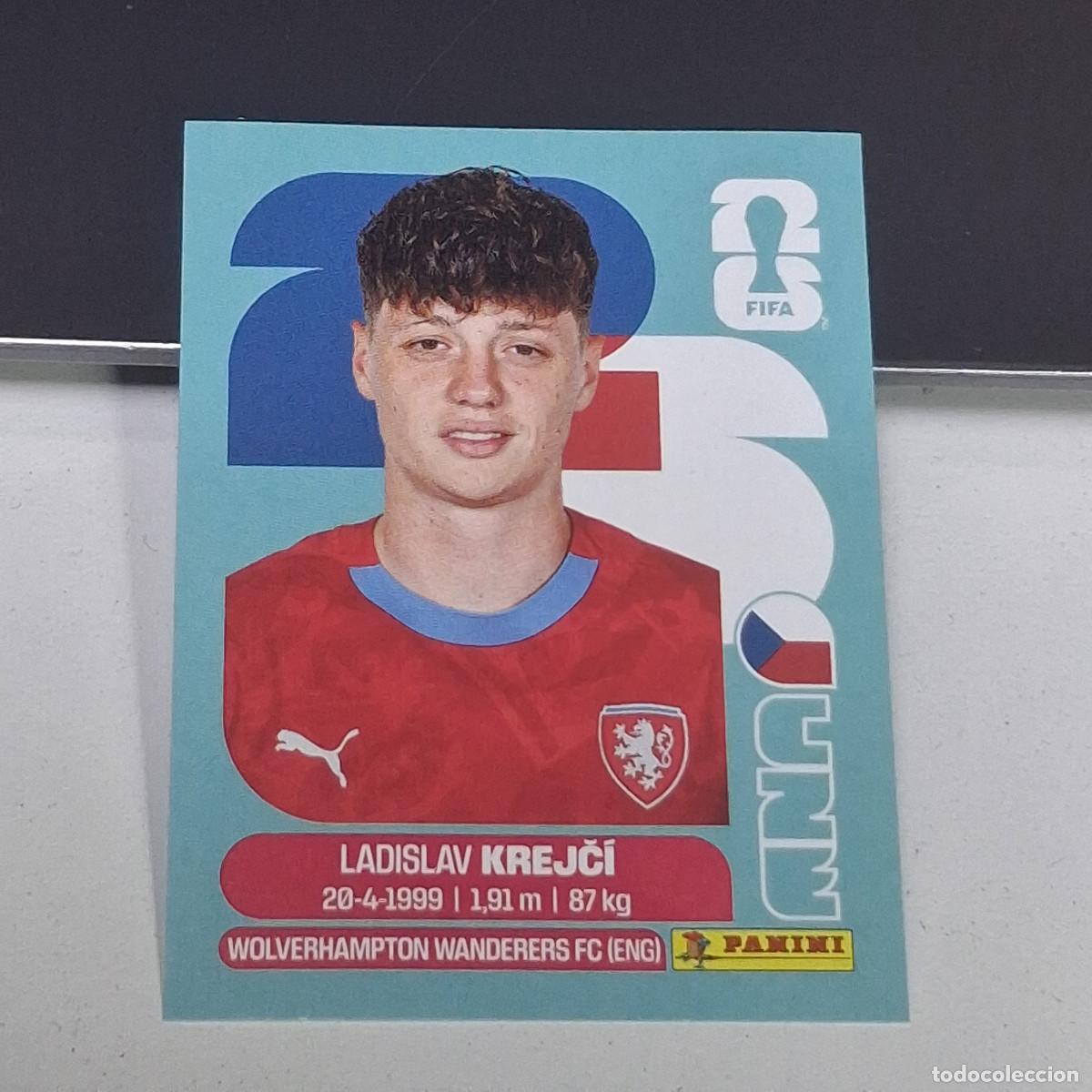 Football Stickers: B8 CZE4 LADISLAV KREJČ&Iacute; 4 REP&Uacute;BLICA CHECA CHEQUIA CZE MUNDIAL FIFA WORLD CUP 2026 STICKER PANINI