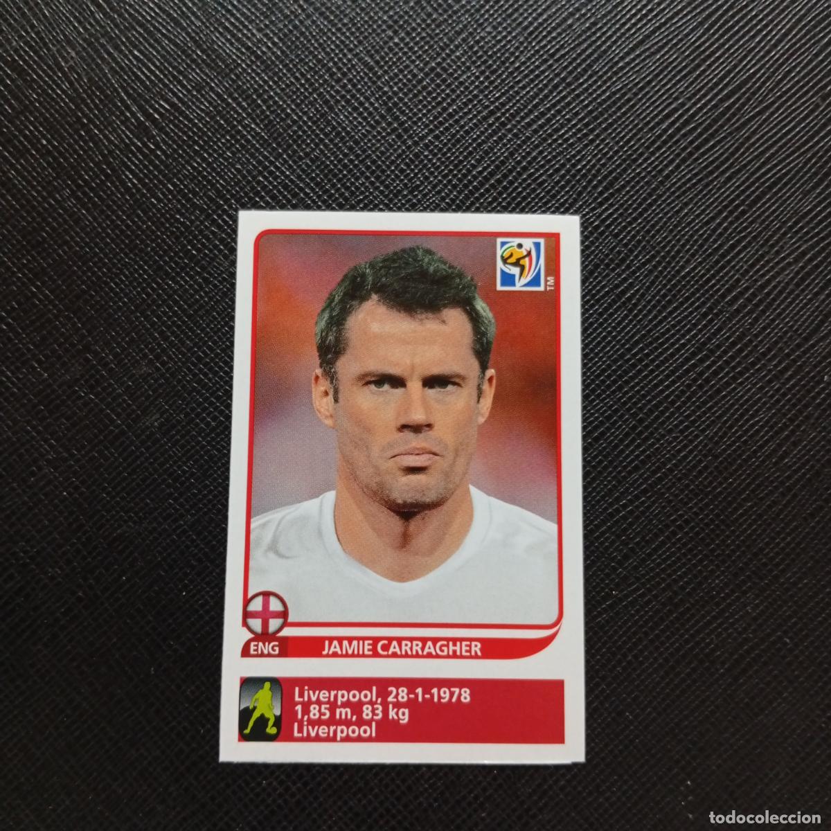 Football Stickers: 190 JAIME CARRAGHER INGLETERRA PANINI EXTRA 2010 SOUTH AFRICA MUNDIAL 10 - SIN PEGAR - A110 PG10